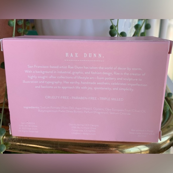 Rae Dunn GIRL MOM hand and body bar soap - Picture 2 of 2